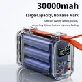 30000 мАч Travel Type-Tys Flash Light Portable Power Bank